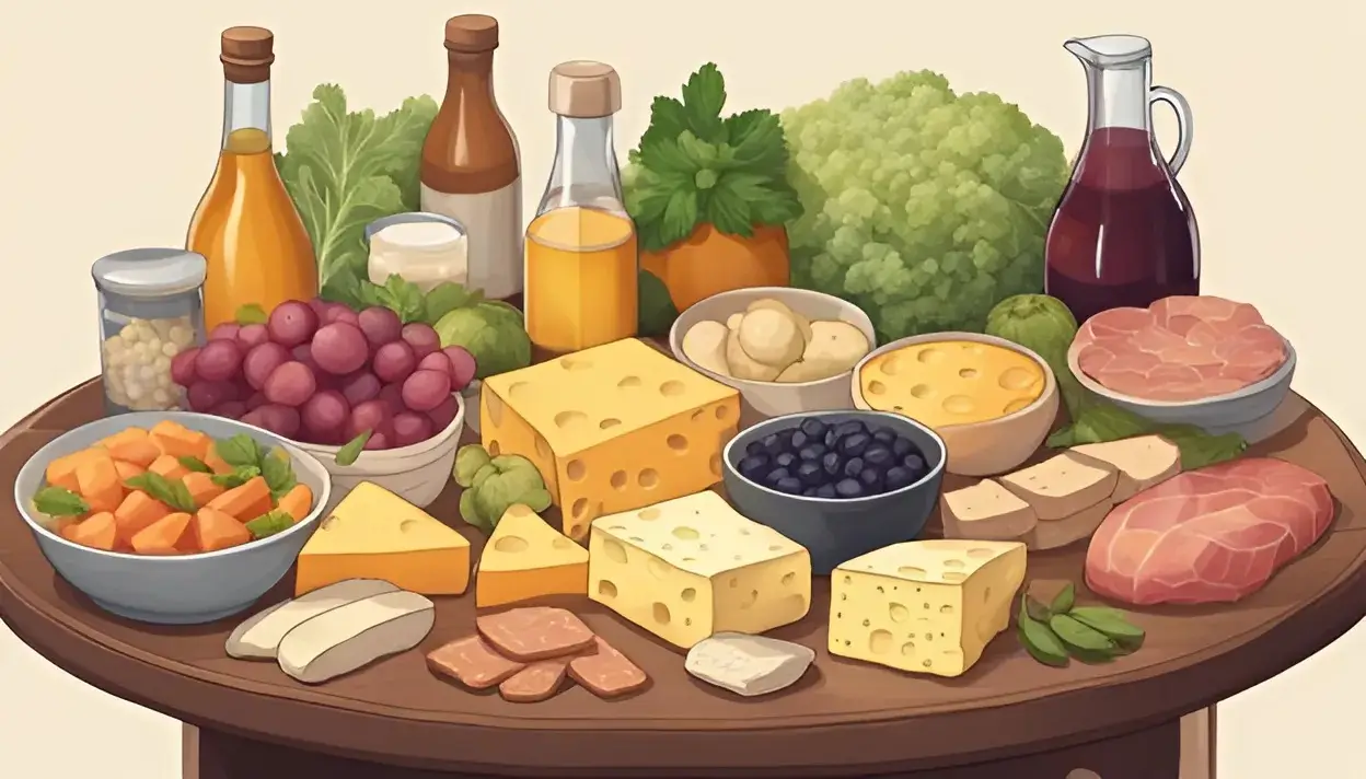 Exemple de alimente bogate în histamină