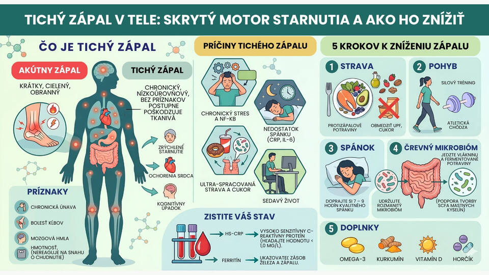 Inflamația silențioasă și îmbătrânirea